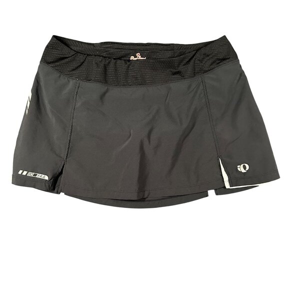 Pearl Izumi Womens L Black Pull On Athletic Skirt with Liner Hidden Pockets - Picture 1 of 14